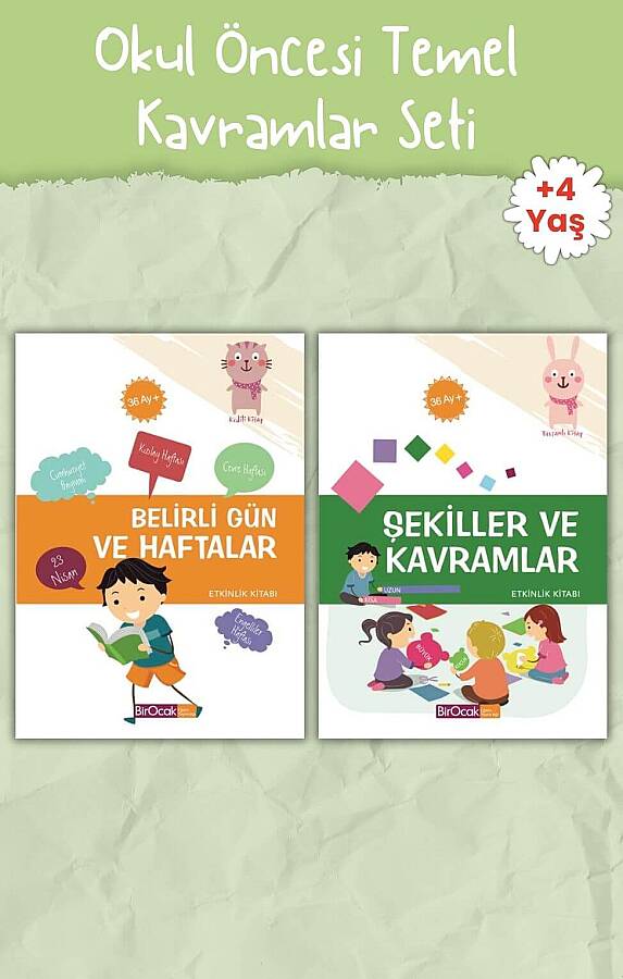 36 Ay+ Okul Öncesi Temel Kavramlar ve Özel Günler Etkinlik Seti - 1