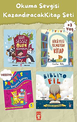 Okuma Sevgisi Kazandıracak Okul Öncesi Kitap Seti (3 Kitap)