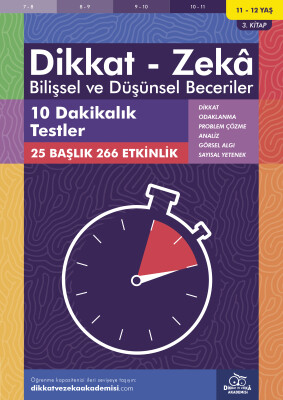10 Dakikalık Testler (11 - 12 Yaş) - Dikkat Zeka