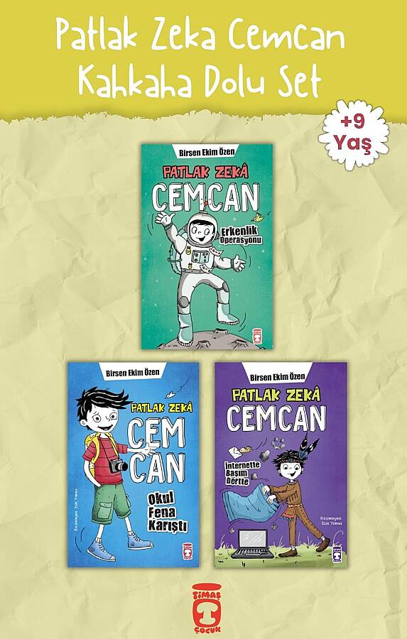  Patlak Zeka Cemcan Kahkaha Dolu Set - 3 Kitap Takım