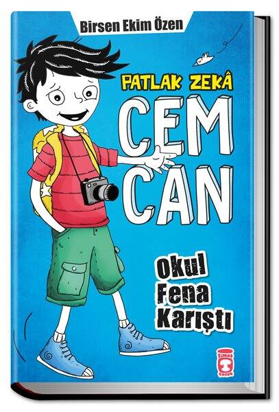Patlak Zeka Cemcan - Okul Fena Karıştı (Ciltli) - 1