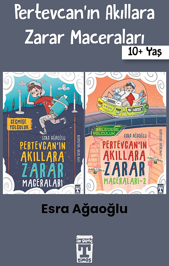 Pertevcan'ın Akıllara Zarar Maceraları - 2 Kitap Seti - Esra Ağaoğlu - Zaman Yolculuğu Bilim ve Tarih - 1