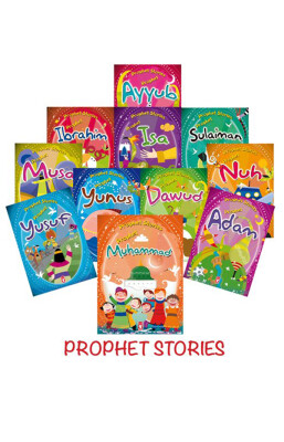 Peygamber Öyküleri Set - Prophet Stories (İngilizce - 11 Kitap)