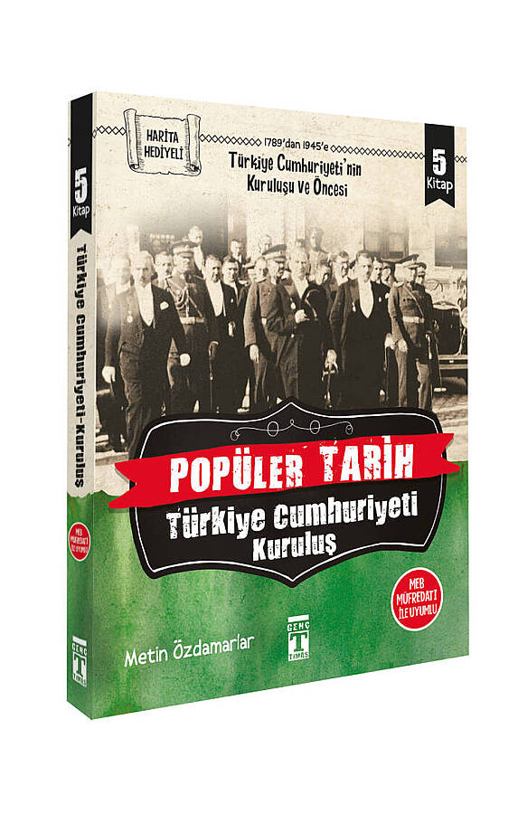 Popüler Tarih Türkiye Cumhuriyeti Kuruluş Set - (5 Kitap) - 1