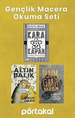 Portakal Kitap Gençlik Macera ve Gizem Okuma Seti - 3 Kitap Takım (Kişisel Dönüşüm ve Aksiyon)
