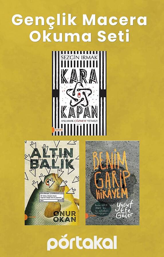 Portakal Kitap Gençlik Macera ve Gizem Okuma Seti - 3 Kitap Takım (Kişisel Dönüşüm ve Aksiyon) - 1