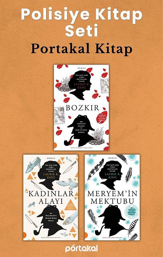 Portakal Kitap Sherlock Holmes Mary Russell Polisiye Seti - 3 Kitap Takım (Laurie R. King) - 1