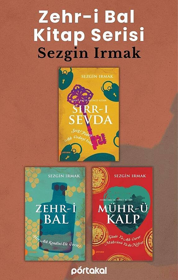 Portakal Kitap Osmanlı Tarihi Aşk ve Polisiye Roman Seti - 3 Kitap Takım (Sezgin Irmak) - 1
