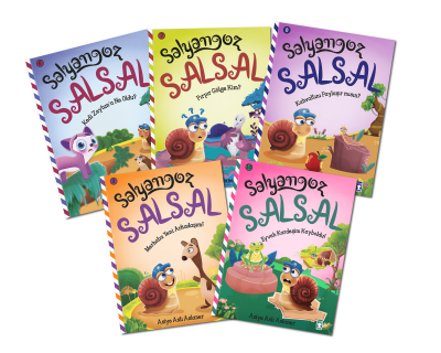Salyangoz Salsal 2 Set - (5 Kitap)