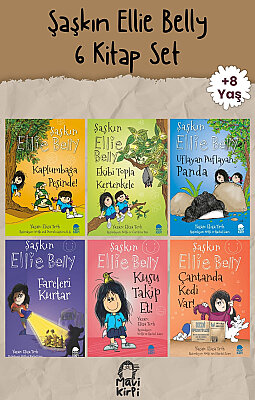Şaşkın Ellie Belly - 6 Kitap Macera Seti - Eliza Teoh - Mavi Kirpi Kitap - 8-10 Yaş 3.-5. Sınıf - Mizah Hayvan Sevgisi ve Arkadaşlık