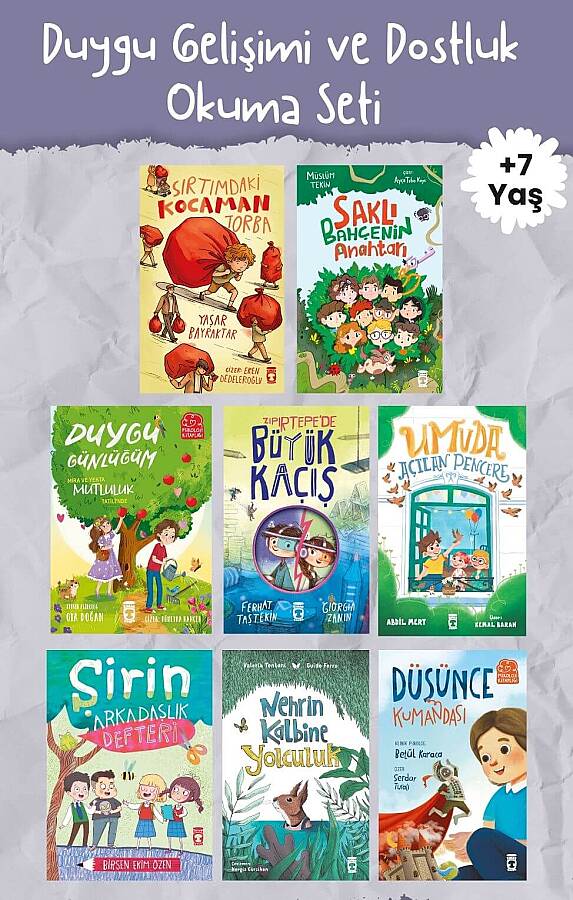 1. Sınıf Duygu Gelişimi ve Dostluk Okuma Seti - 7-9 Yaş