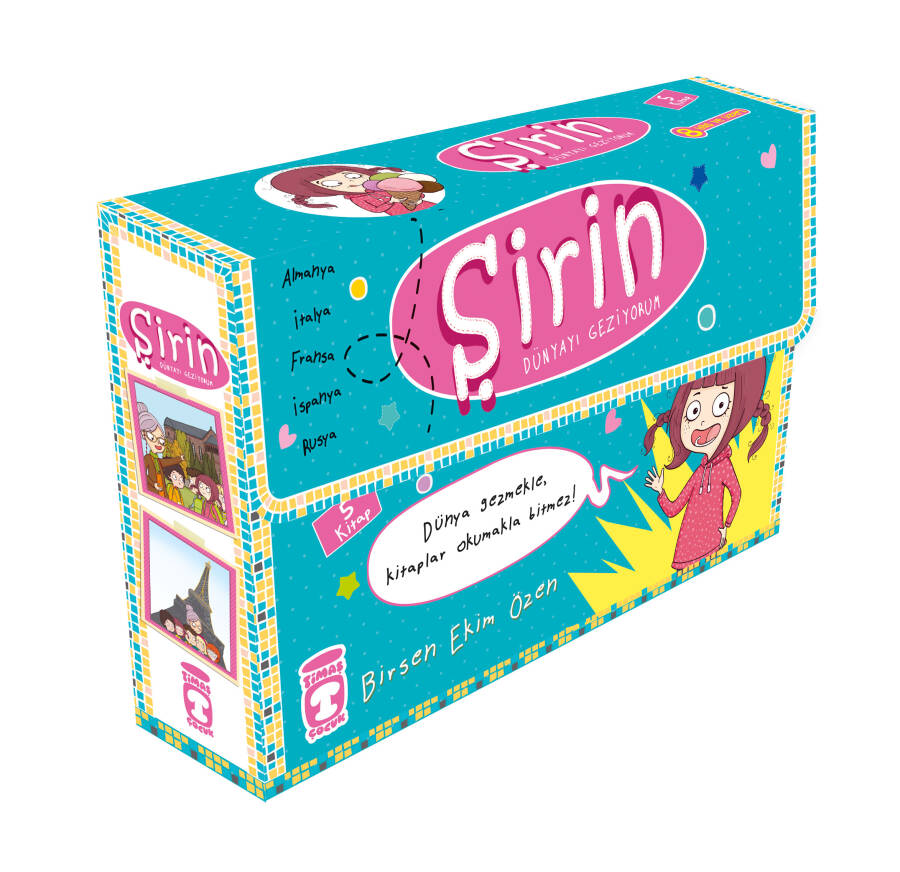 Şirin Dünyayı Geziyorum 1 Set - (5 Kitap) - 1