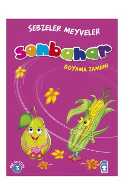 Sonbahar Boyama Zamanı - Sebzeler Meyveler