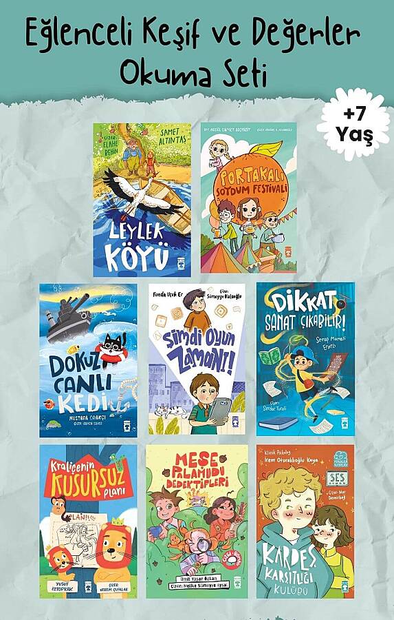 Timaş Çocuk 1-2-3. Sınıf Eğlenceli Keşif ve Değerler Okuma Seti