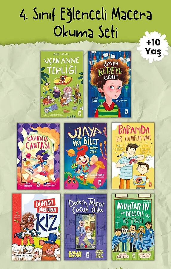 Timaş Çocuk 4. Sınıf Eğlenceli Macera ve Kahkaha Okuma Seti