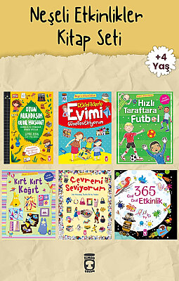 Timaş Çocuk Neşeli Etkinlikler 6 Kitap Takım - 4-7 Yaş Okul Öncesi 1. ve 2. Sınıf Tatil Etkinlik Kitabı Seti