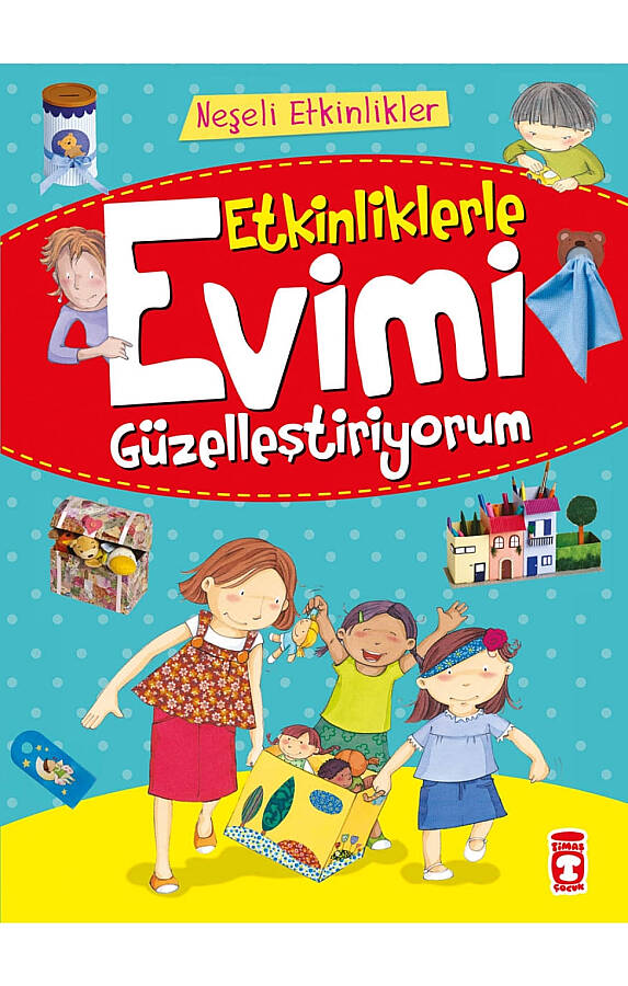Timaş Çocuk Neşeli Etkinlikler 6 Kitap Takım - 4-7 Yaş Okul Öncesi 1. ve 2. Sınıf Tatil Etkinlik Kitabı Seti - 6