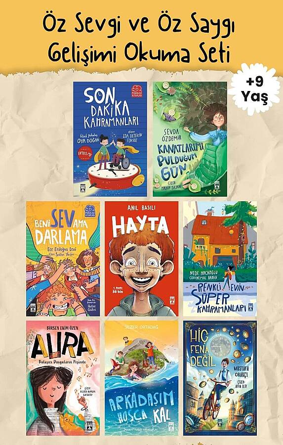 Timaş İlk Genç Öz Sevgi ve Öz Saygı Gelişimi Okuma Seti - 3-4-5. Sınıf Kitapları (8 Kitap Takım) - 1