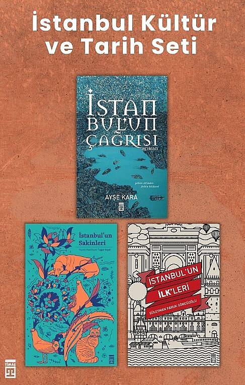 Timaş Yayınları İstanbul Kültür ve Tarih Seti - 3 Kitap Takım (İstanbul'un İlkleri + 2 Kitap)