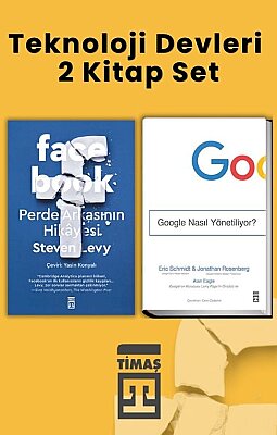 Timaş Yayınları Teknoloji Devleri ve Yönetim Okuma Seti - Facebook + Google Nasıl Yönetiliyor? (2 Kitap)