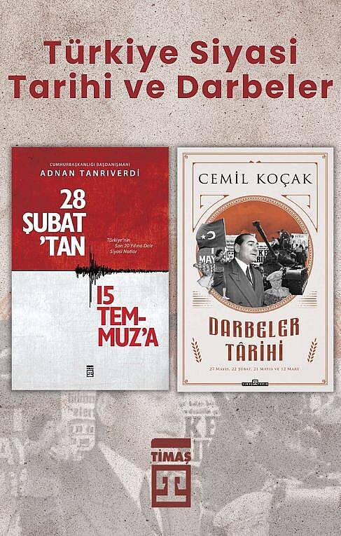 Timaş Yayınları Türkiye Siyasi Tarihi ve Darbeler Okuma Seti - 2 Kitap Takım (Cemil Koçak + 1 Kitap)