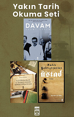 Timaş Yayınları Yakın Tarih ve Bediüzzaman İrfan Okuma Seti - 3 Kitap Takım (Davam + Üstad + Hukuk Mücadelesi)