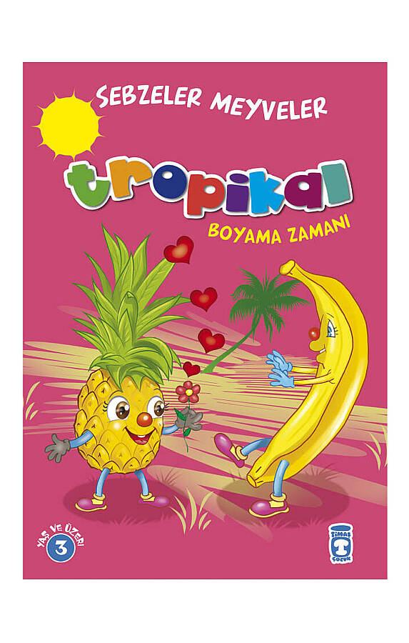 Tropikal Boyama Zamanı - Sebzeler Meyveler - 1