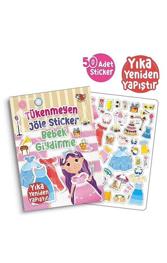 Tükenmeyen Jöle Sticker Bebek Giydirme - 1