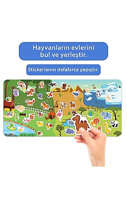 Tükenmeyen Jöle Sticker Hayvanlar - 2