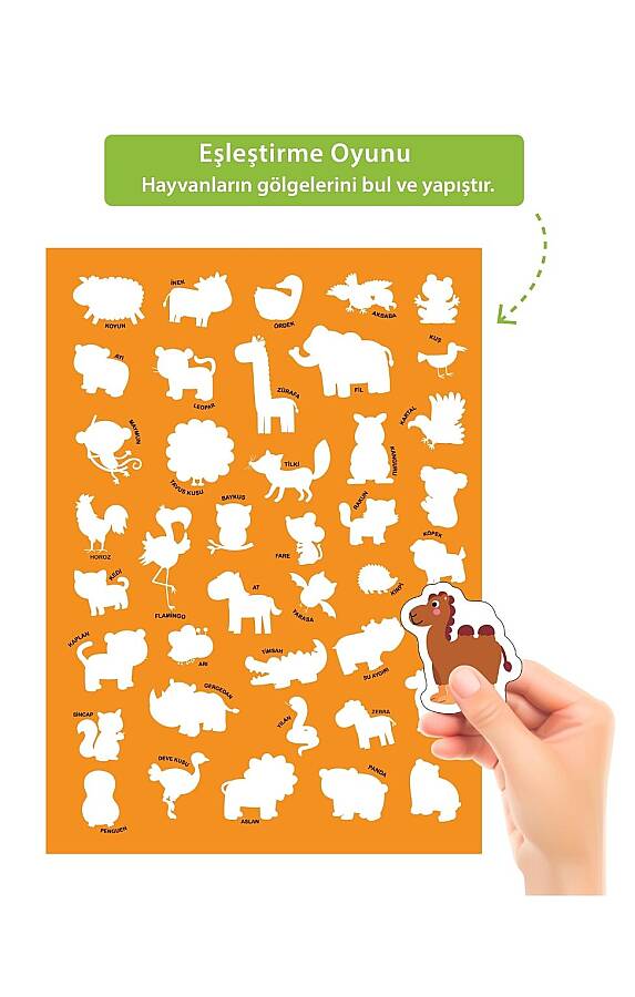 Tükenmeyen Jöle Sticker Hayvanlar - 3