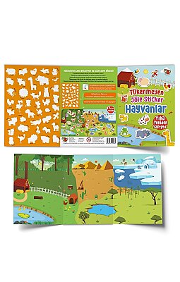Tükenmeyen Jöle Sticker Hayvanlar - 4