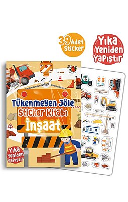 Tükenmeyen Jöle Sticker Kitabı İnşaat