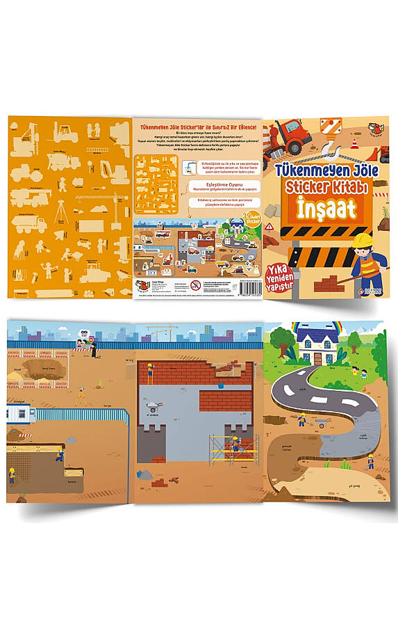 Tükenmeyen Jöle Sticker Kitabı İnşaat - 2