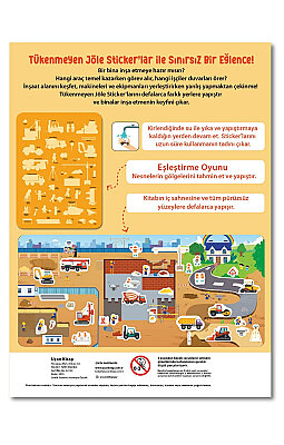 Tükenmeyen Jöle Sticker Kitabı İnşaat - 3