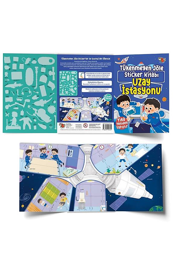 Tükenmeyen Jöle Sticker Kitabı Uzay İstasyonu - 2