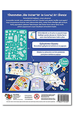 Tükenmeyen Jöle Sticker Kitabı Uzay İstasyonu - 3