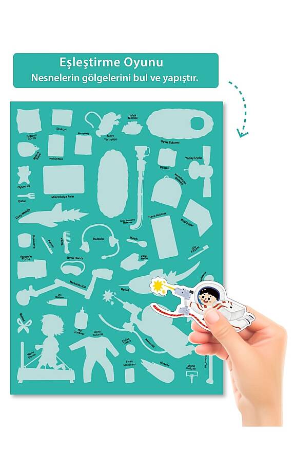 Tükenmeyen Jöle Sticker Kitabı Uzay İstasyonu - 4