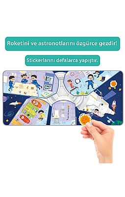 Tükenmeyen Jöle Sticker Kitabı Uzay İstasyonu - 5