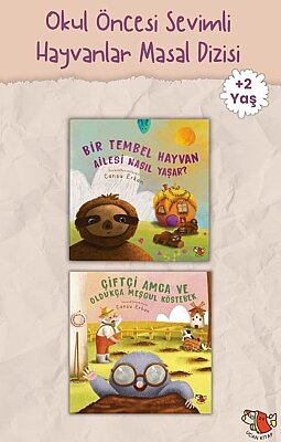 Uçan Kitap 2-5 Yaş Okul Öncesi Sevimli Dostlar Hikaye Seti - Komik ve Eğlenceli Maceralar (2 Kitap Takım)