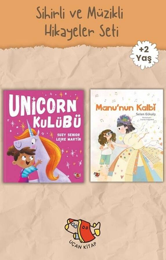 Uçan Kitap 2-5 Yaş Sihirli ve Müzikli Hikayeler Seti - 2 Kitap Takım