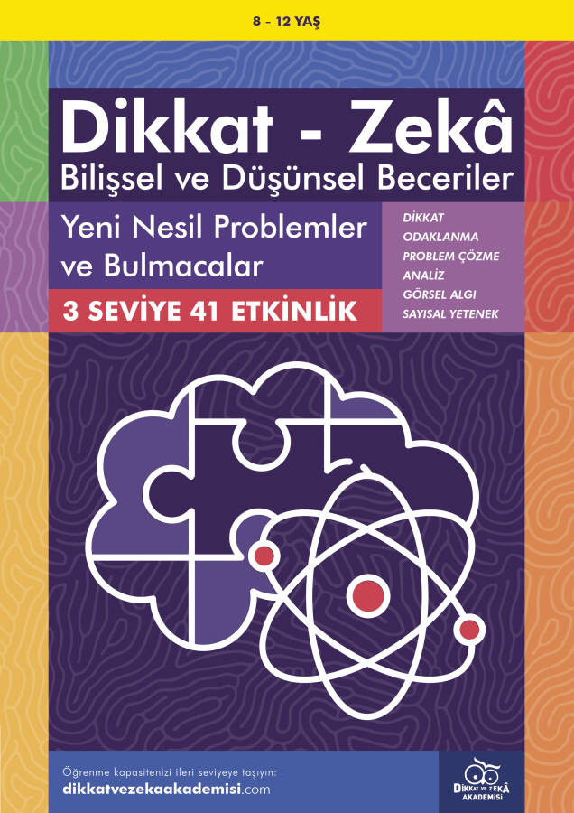 Yeni Nesil Problemler ve Bulmacalar (8-12 Yaş) - Dikkat Zeka - 1